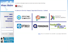 Tablet Screenshot of grupogenios.org